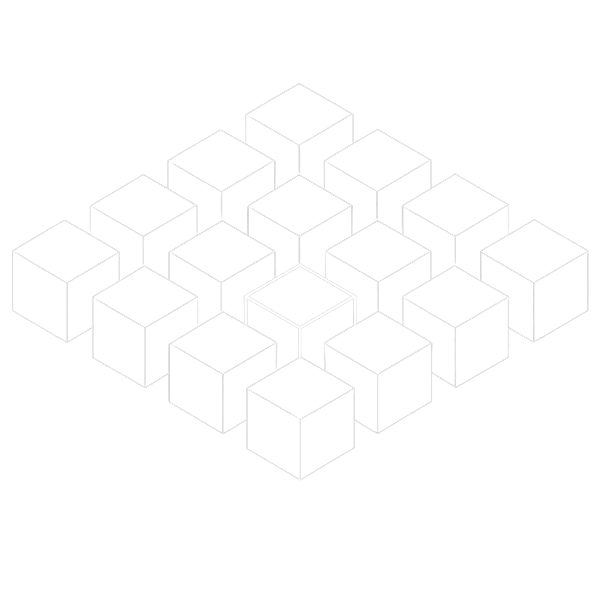 Isometric cluster of server blocks with one highlighted as an anomaly
